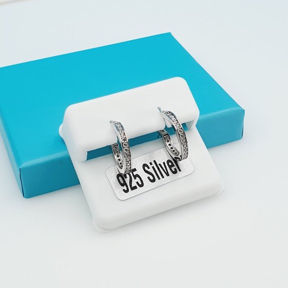 "925 Sterling Silver CZ Beautiful Earrings for Women, 1USPAR4292 - Picture 5 of 11